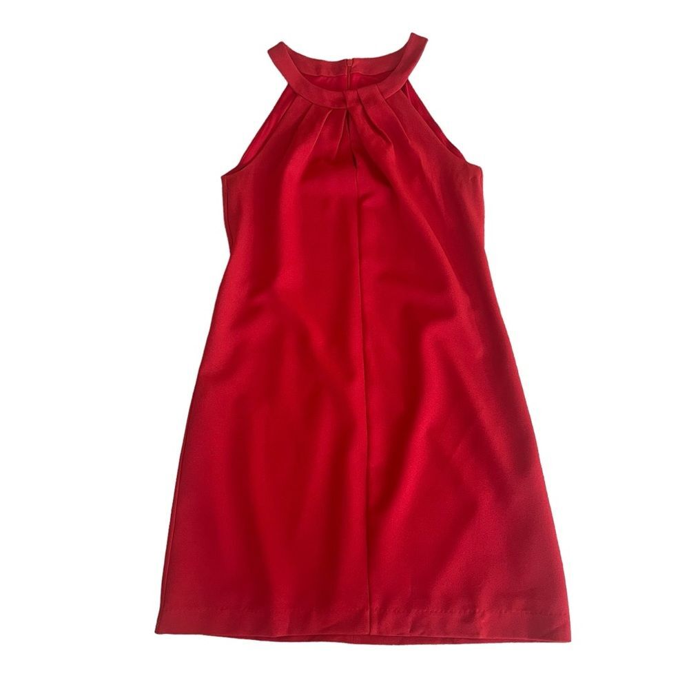 Vince Camuto Red Sleeveless Crepe Dress Size 6